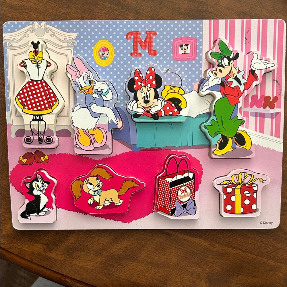 Melissa and Doug Disney Minnie Mouse and Friends Wooden Puzzle